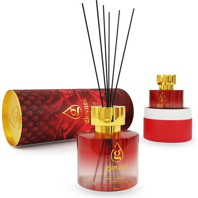 Giovani Арома дифузер с пръчици RED CASHMERE 100 ml