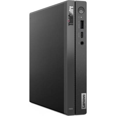 Настолен компютър Lenovo ThinkCentre neo 50q Gen 4 (12LN001SGE), осемядрен Intel Core i5-13420H 2.1/4.6GHz, 8GB DDR4, 256GB SSD NVMe, 3x USB 3.2 Gen 2, 1x USB 3.2 Gen 2 Type-C, Free DOS (12LN001SGE)