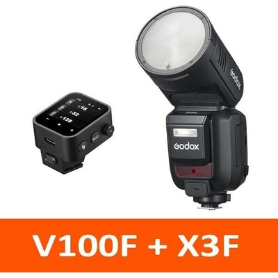 Godox V100 F pro Fujifilm s řídící jednotkou X3 TTL HSS