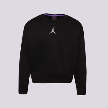 Nike Суитчър Jumpman Icon Play Crew Girl детски Дрехи Суичъри 45C387-GAY Черен 122-128 cm (45C387-GAY)