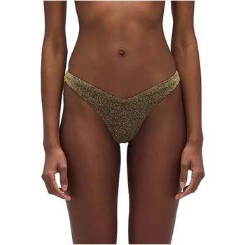 SUNDEK Loren lurex high-leg briefs bikini bottom - Golden (Bronze)