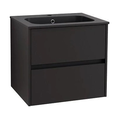 Inter Ceramic Конзолен PVC шкаф ICP 5955MB БЛЕЙК, Inter Ceramic, с умивалник, 59x45x55см (5955MB)