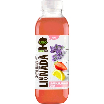 UGO Bylinková limonáda Levandule / jahoda / citrón 0,5 l