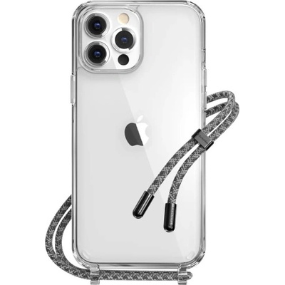 SwitchEasy Калъф за Apple iPhone 13 Pro Max, хибриден, SwitchEasy Play Lanyard Elegant Case (GS-103-210-115-197), с връзка, прозрачен (GS-103-210-115-197)