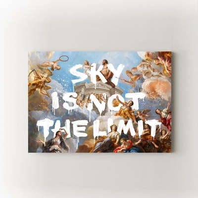 Sky is Not The Limit Velikost: 50x70 cm, Rám: Bez Rámu