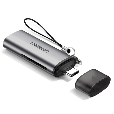 UGREEN usb-c четец за tf + sd карти cm184