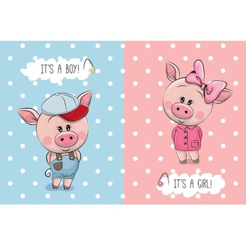 DIMEX ART s. r. o Флизелинов фототапет сладки прасенца 375 x 250 см