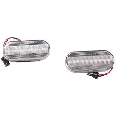 Диодни мигачи за калник vw / ford / seat - хром с бягащ мигач