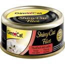 ShinyCat filet tuniak s lososem 70 g