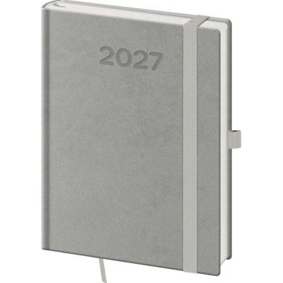Helma Print Pop B6 týdenní 2027 šedý