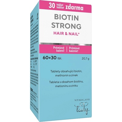 Biotin Strong hair & nail 60 tablet + 30 tablet