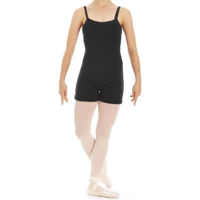Intermezzo Skinlegshort krátky overal na tenké ramienka 4587 čierny
