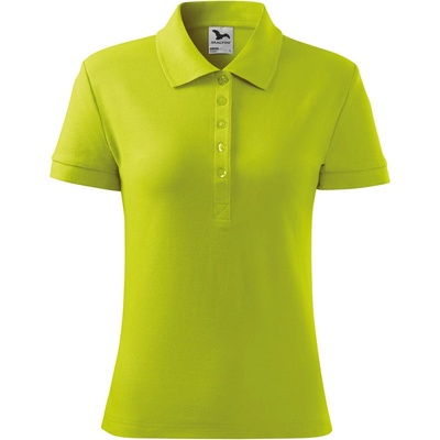 MALFINI Malfini cotton 213 / Дамска поло тениска - лайм s (2136213)