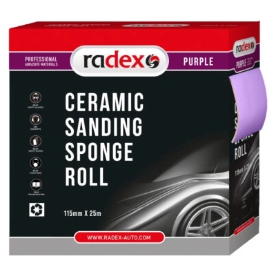 RADEX keramická brusná role (molitan) 114 mm x 25 m P240