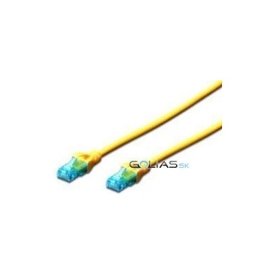 Digitus DK-1512-020/Y Patch UTP, CAT 5e, AWG 26/7, 2m, žlutý