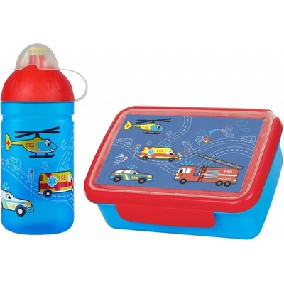 R&B Set box a zdravá fľaša 500 ml Záchranári