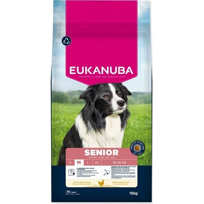 Eukanuba Senior Medium rich in fresh chicken 2 x 15 kg
