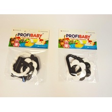 ProfiBaby 4 tvary s klipem pro miminko černá bílá