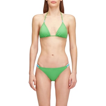 SUNDEK Jennifer triangle top and standard rainbow briefs bikini - Green (Guava 01)