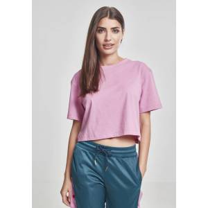 Urban Classics Дамска къса и широка тениска в розово Oversized Urban Classics coolpinkMODEL142 SALE - , размер XS