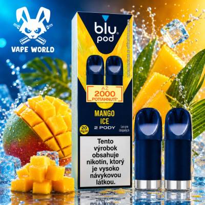 Blu Bar Pod cartridge Mango Ice 2 x 2 ml 20 mg