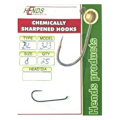 Hends Háčky bez protihrotu BL 323 vel.18 25 ks