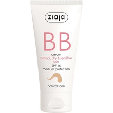 Ziaja BB krém pro normální, suchou, citlivou pleť tón přirozený SPF15 50 ml