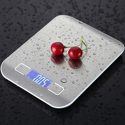 Bedee PRECÍZNA KUCHYNSKÁ VÁHA strieborná/sivá 10 kg