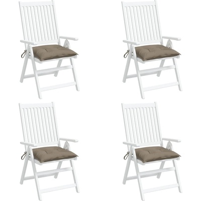 vidaXL Възглавници за палети 4 бр таупе 50x50x7 см Оксфорд плат (361532)