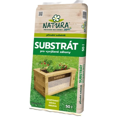 AGRO CS NATURA Substrát pre vyvýšené záhony 50 l