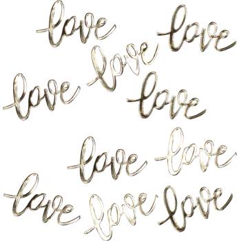 Image 1 of Ginger Ray Конфети - Love, златни, 14 g