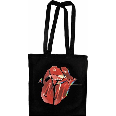 Rolling Stones bavlněná nákupní taška Hackney Diamonds Lick Black