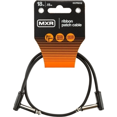 Dunlop MXR DCPR018 Ribbon Patch Cable 18in 46 cm Ъглов - Ъглов Пач кабел (DCPR018)
