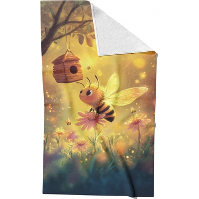 Takoy rychleschnoucí ručník včela v záři louky 50 x 90 cm