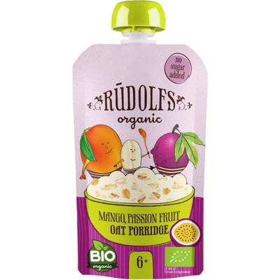 Rudolfs BIO kapsička mango mučenka s ovesnou kaší 110 g – Sleviste.cz