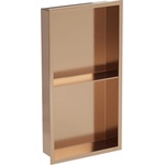 Mexen X-Wall-R нишева полица с борд и рафт 60 x 30 см, четкана мед - 19C0603010S (19C0603010S)