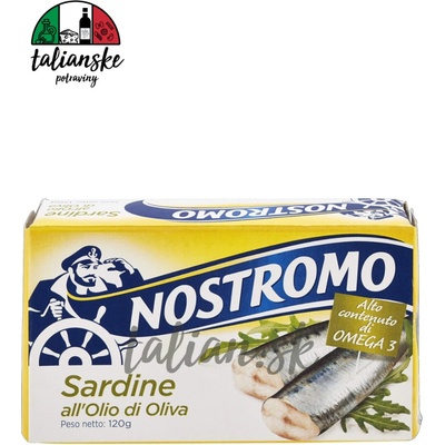 Nostromo sardinky v olivovom oleji 120 g