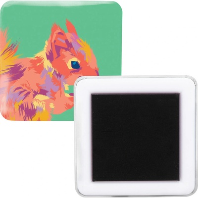 MagBadge Square magnet na ledničku se špendlíkem