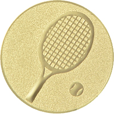 Emblém tenis zlato 50 mm