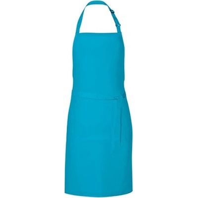 Link Kitchen Wear Unisex grilovací zástěra X987 Turquoise Pantone 312 85x72cm