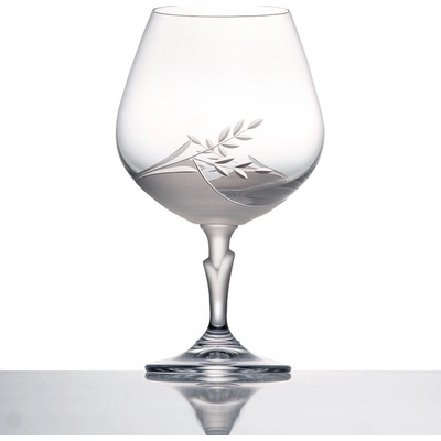 Bohemia Crystal Sklenice na koňak dekor CAROLINE 6 x 400 ml
