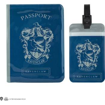 Distrineo Калъф за паспорт и етикет за багаж -Хари Потър - Рейвънклоу