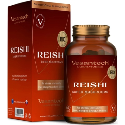 Vesantech Super Mushrooms Reishi BIO 60 kapslí