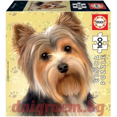 Educa Пъзел educa 18801 - 100 части - Йоркширски териер (edu18801)