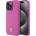 DKNY Кейс DKNY Leather Monogram Pattern Metal Logo MagSafe за iPhone 15 Pro Max, розов (3666339261962)