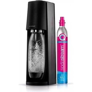 SodaStream Terra Black + láhev SodaStream Fuse 1 l + bombička