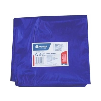 Merida Vrecia na odpadky LDPE 40µm 160 l modré 10ks/b W50N