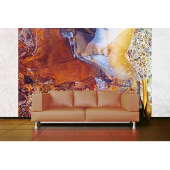 DIMEX ART s. r. o Самозалепваща се флизелинова фототапета цветен детайл от камък 375 x 250 см