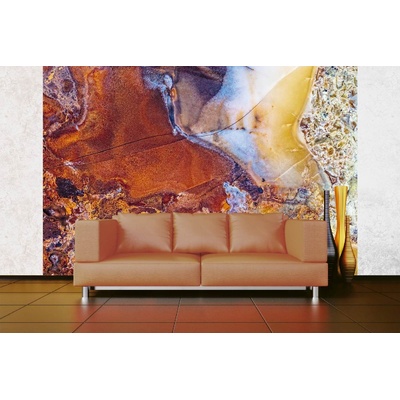 DIMEX ART Самозалепваща се флизелинова фототапета цветен детайл от камък 375 x 250 см