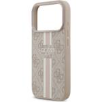 CG Mobile iPhone 17 Pro GUESS 4G PRINTED STRIPES Силиконов протектор за телефон, удароустойчив, MagSafe, РУСТИ GUHMP17LP4RPSP (GUHMP17LP4RPSP)